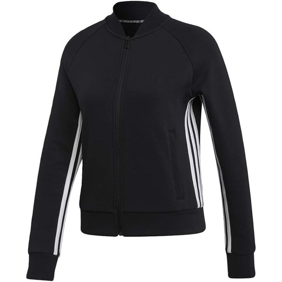 adidas Jackets & Blazers - Adidas Must Haves 3 Stripes Track Jacket DX7971 Black Women's Size Small NWT